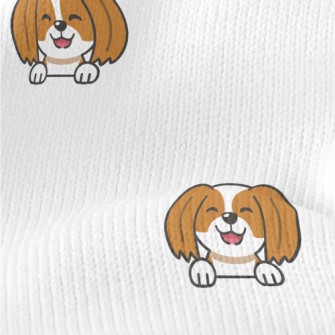 Smiling Big-eared Dog Stretch Jersey