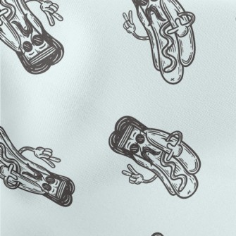 Hot Dog Beard Lightweight Cotton Poplin