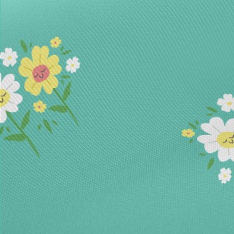 Mini Flowers On The Grassland Midweight Cotton Poplin