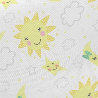 Q Version Moon, Stars And Sun Midweight Cotton Poplin