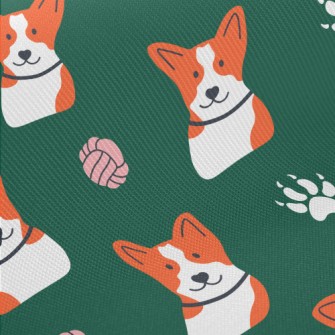 Dai Dai Corgi Yarn Midweight Cotton Poplin