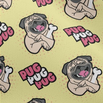 Laughing Bone Pug Chiffon