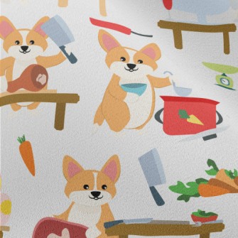 Corgi Cooking King Chiffon