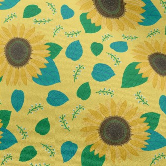 Lifelike Sunflower Chiffon