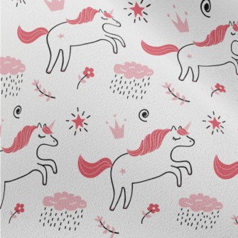 Crown Star Unicorn Chiffon