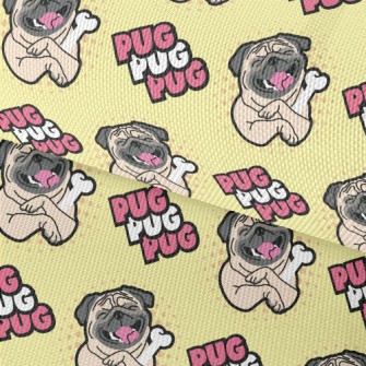 Laughing Bone Pug Waterproof Oxford