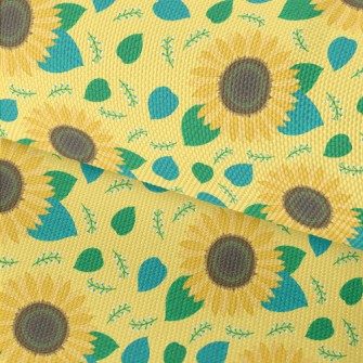 Lifelike Sunflower Waterproof Oxford