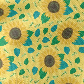 Lifelike Sunflower Waterproof Canvas