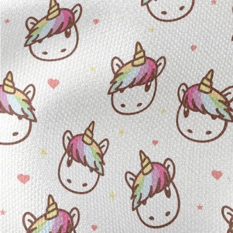 Rainbow Bangs Unicorn Waterproof Canvas