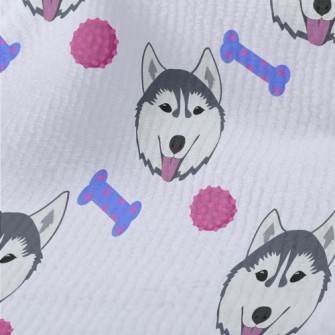 Husky And Dog Bone Terry