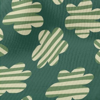 Line Cloud Flower Terry