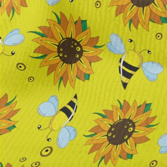 Sunflowers And Bees Terry