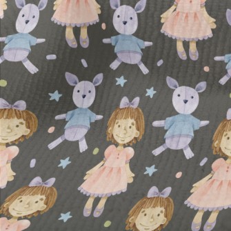 Little Girl Rabbit Puppet Terry
