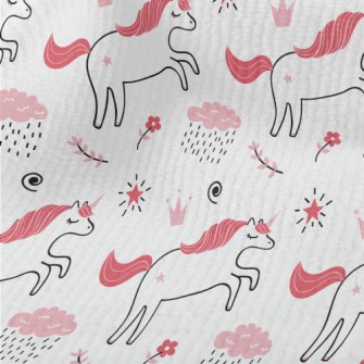 Crown Star Unicorn Terry