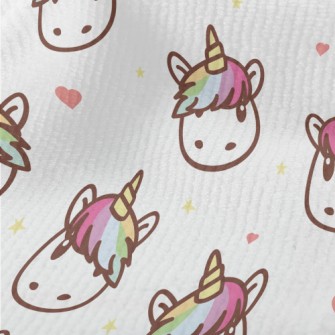 Rainbow Bangs Unicorn Terry