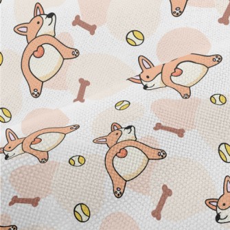 Little Corgi Dog Performance Linen