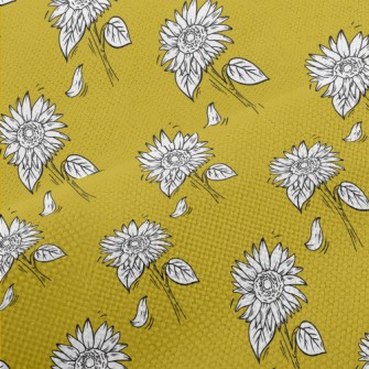 Withered Sunflower Performance Linen