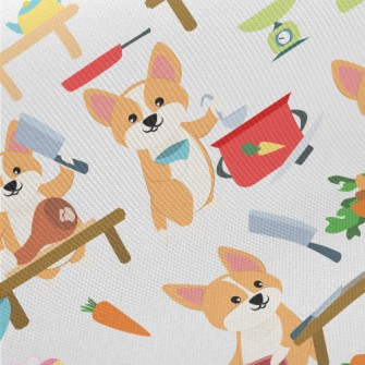 Corgi Cooking King Twill