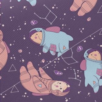 Space Cats And Dogs Twill