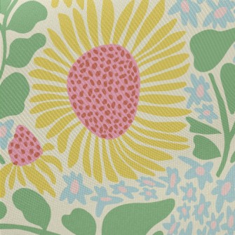 Doodle Sunflower Twill