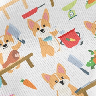 Corgi Cooking King Standard Corduroy