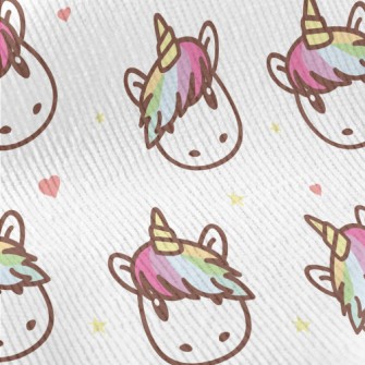 Rainbow Bangs Unicorn Standard Corduroy