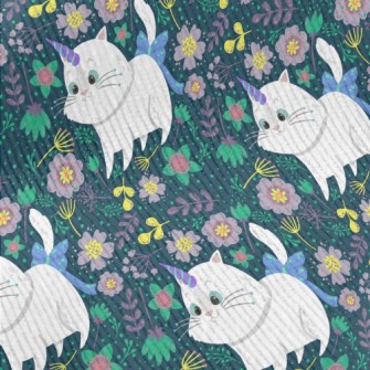 Unicorn Cat In The Colorful Wo Standard Corduroy