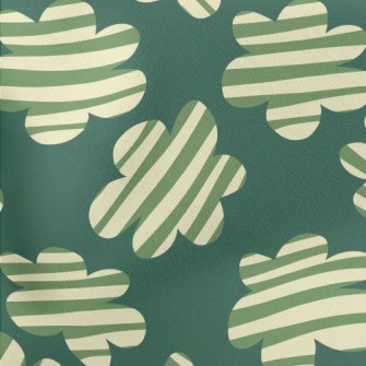 Line Cloud Flower Stretch Ponte