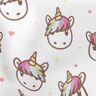 Rainbow Bangs Unicorn Stretch Ponte