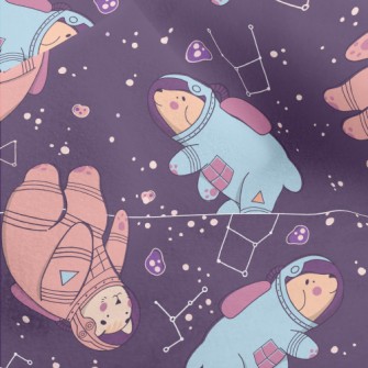 Space Cats And Dogs Micro Fleece