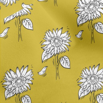 Withered Sunflower Micro Fleece