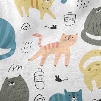 Colorful Creative Cat Minky