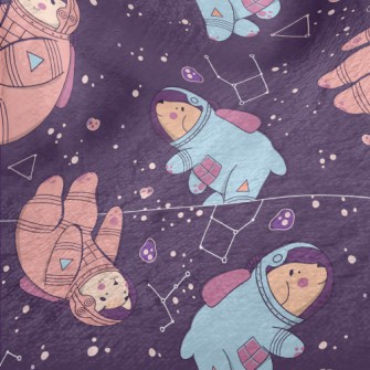 Space Cats And Dogs Minky