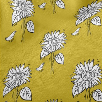 Withered Sunflower Minky