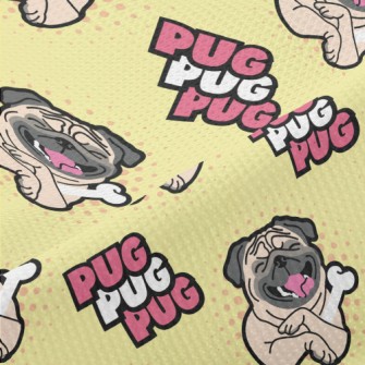 Laughing Bone Pug Piqué