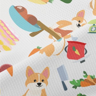 Corgi Cooking King Piqué