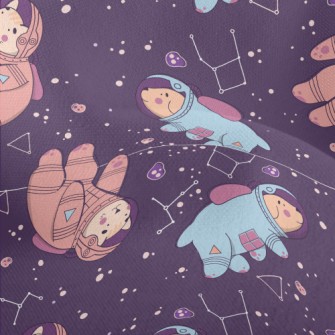 Space Cats And Dogs Lightweight Performance Linen