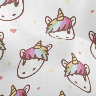 Rainbow Bangs Unicorn Lightweight Performance Linen