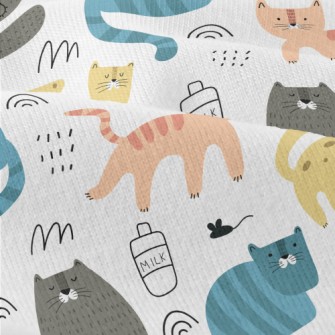 Colorful Creative Cat Modern Jersey