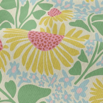 Doodle Sunflower Modern Jersey