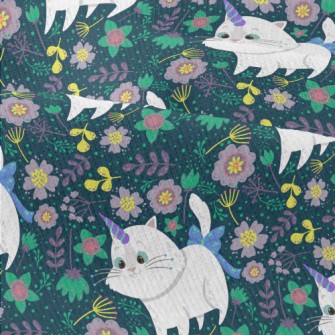 Unicorn Cat In The Colorful Wo Modern Jersey