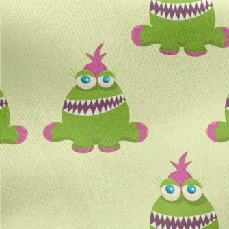 Fanged Monster Jersey Backed Fleece