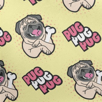 Laughing Bone Pug Pongee
