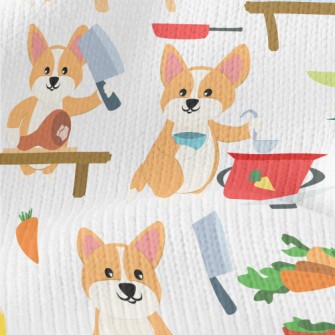 Corgi Cooking King Stretch Jersey