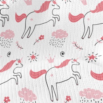 Crown Star Unicorn Stretch Jersey