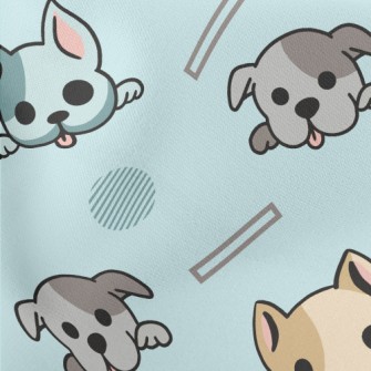 Harmless Puppy Lightweight Cotton Poplin