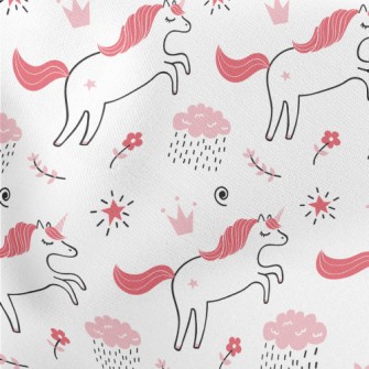 Crown Star Unicorn Lightweight Cotton Poplin