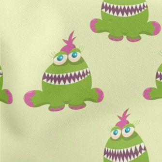 Fanged Monster Lightweight Cotton Poplin