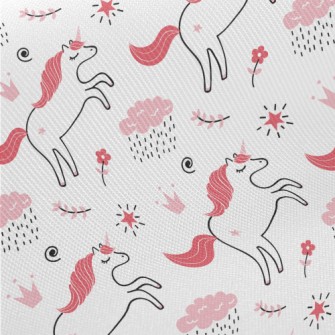 Crown Star Unicorn Midweight Cotton Poplin