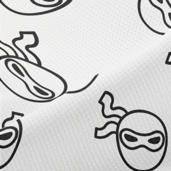 Japanese Ninja Mask Piqué